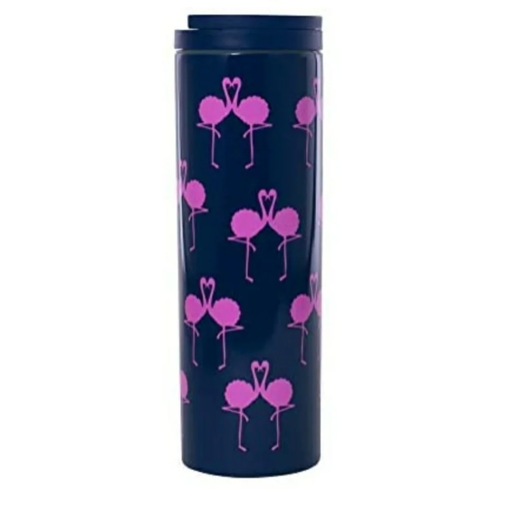 NWT Lilly Pulitzer Flamingo Stainless Steel  Tumbler Mug